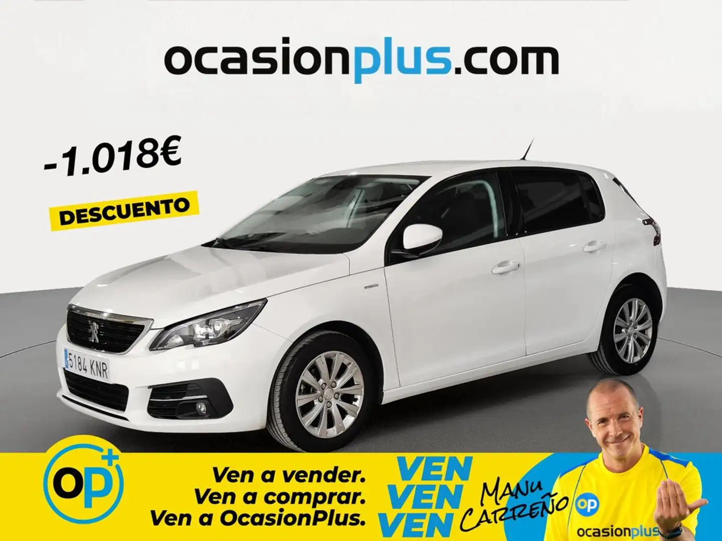 Peugeot 308 1.6BlueHDi S&S Style 100 Blanco - 1
