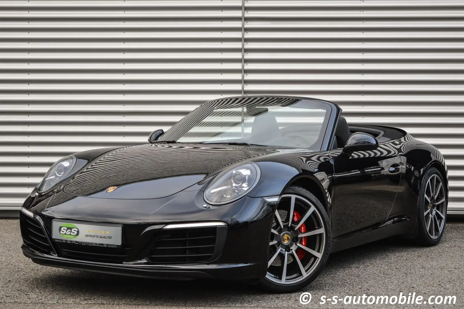 Porsche 991 Carrera S Cabrio Sportabgas Chrono Leder Schwarz - 1