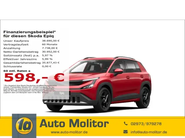 Skoda Epiq 55 Selection FÖRDERFÄHIG ACC Matrix LEDDigitales C