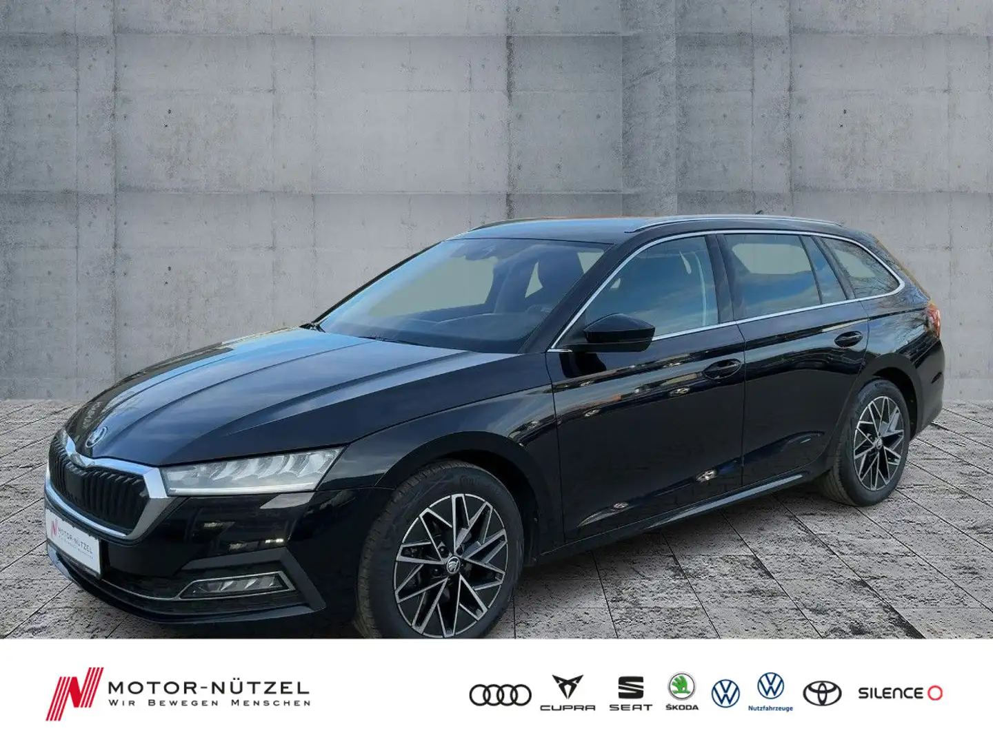 Skoda Octavia Combi 2.0 TDI DSG 4x4 STYLE LED+NAVI+AHK Schwarz - 1