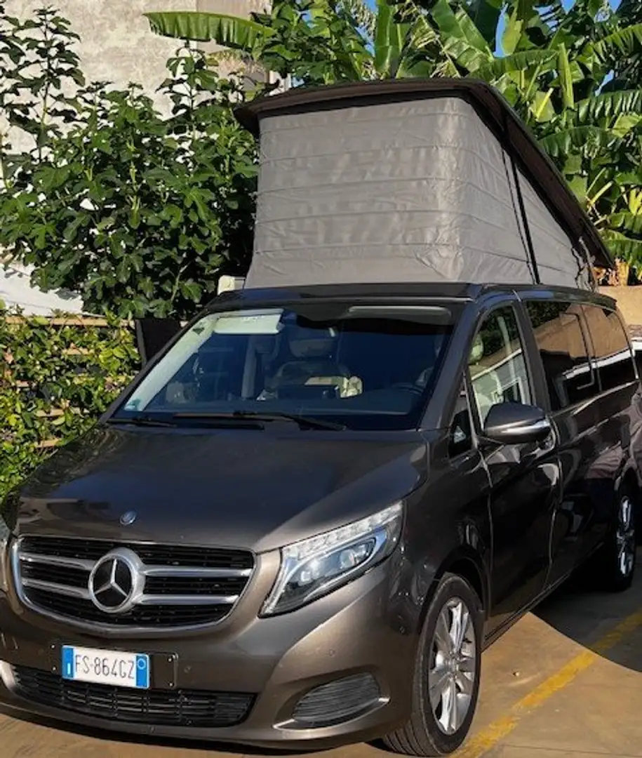 Mercedes-Benz Marco Polo V 220 cdi automatico + gancio traino Marrone - 2