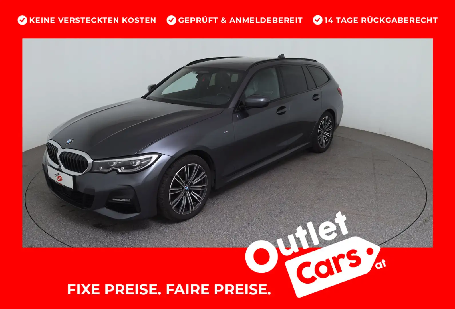 BMW 320 BMW 3 Touring 320d xDrive M Sport Grau - 1