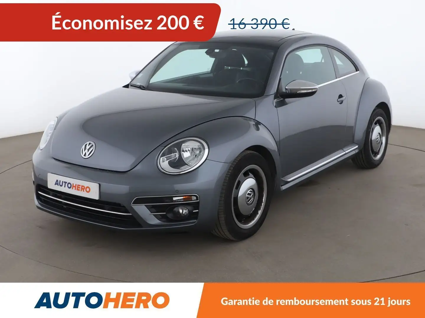 Volkswagen Beetle 1.2 TSI Design DSG7 Šedá - 1