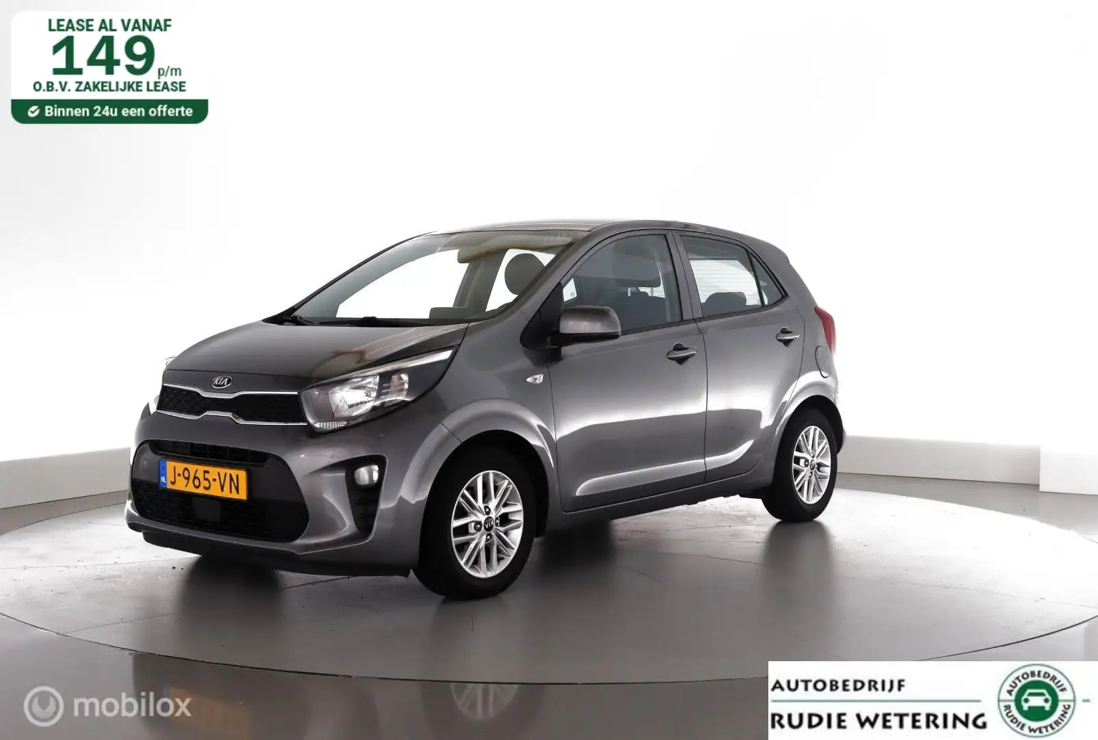 Kia Picanto 1.0 DPi DynamicLine Carplay|Android|cruise|dab|cam Gris - 1