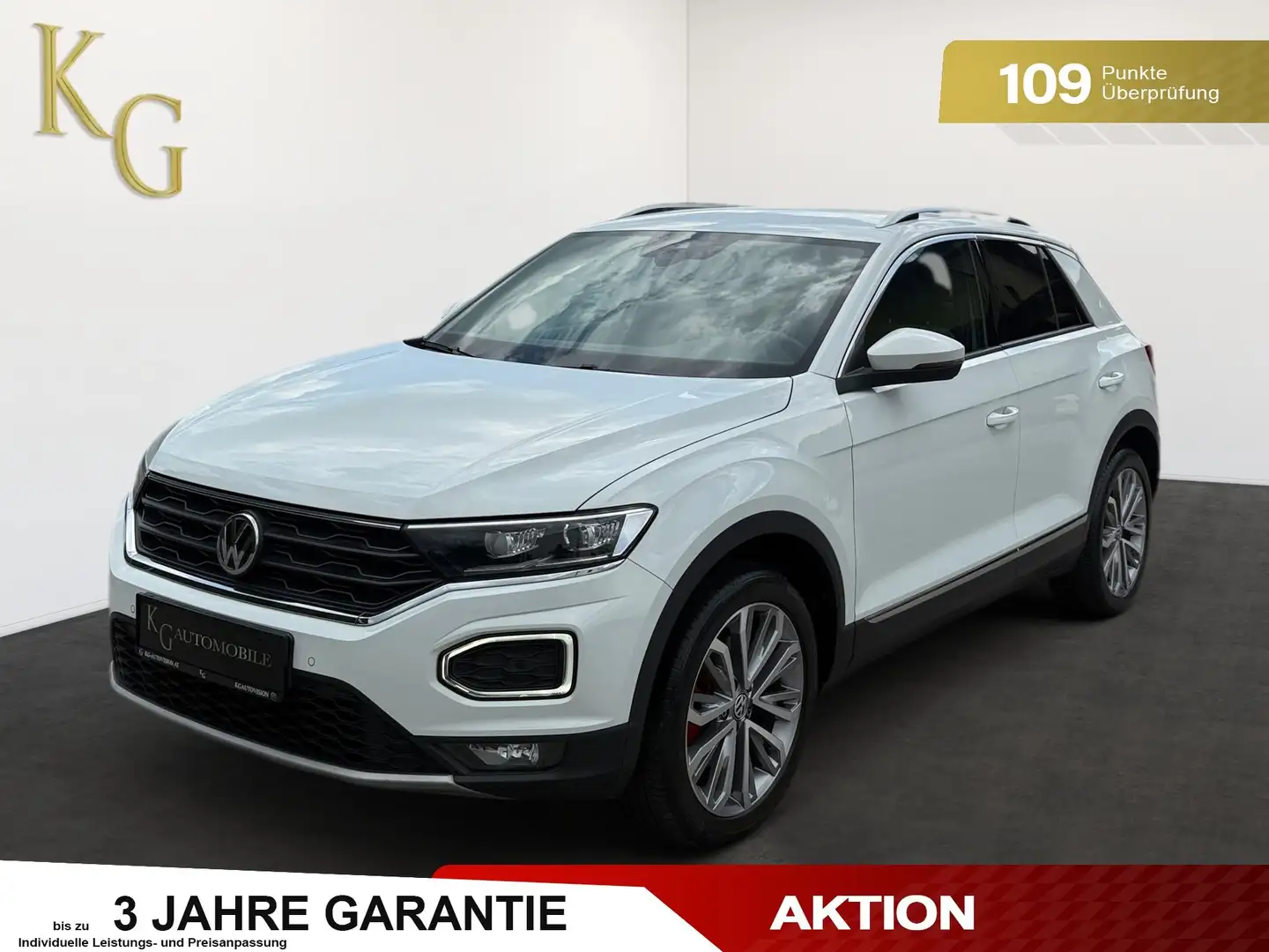 Volkswagen T-Roc 2.0 TSI Sport 4Motion ab ca. 214€ monatlich Weiß - 1