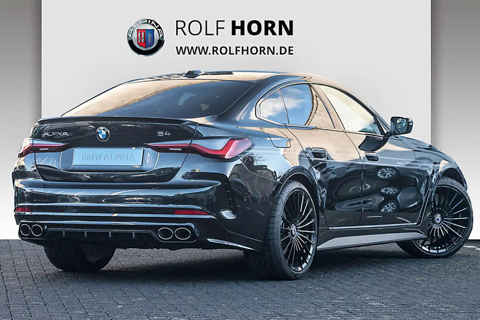 Alpina B4 3.0 Biturbo Allrad Merino Leder SHZ Standhz Schwarz - 2