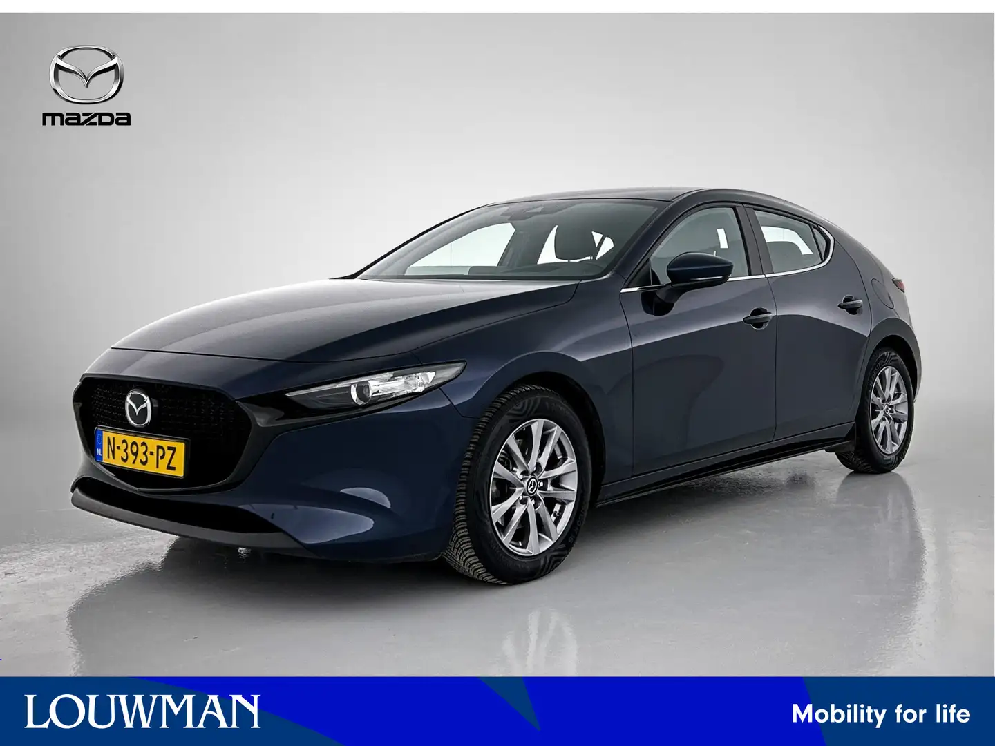 Mazda 3 2.0 e-SkyActiv-X M Hybrid 186 Comfort Blauw - 1