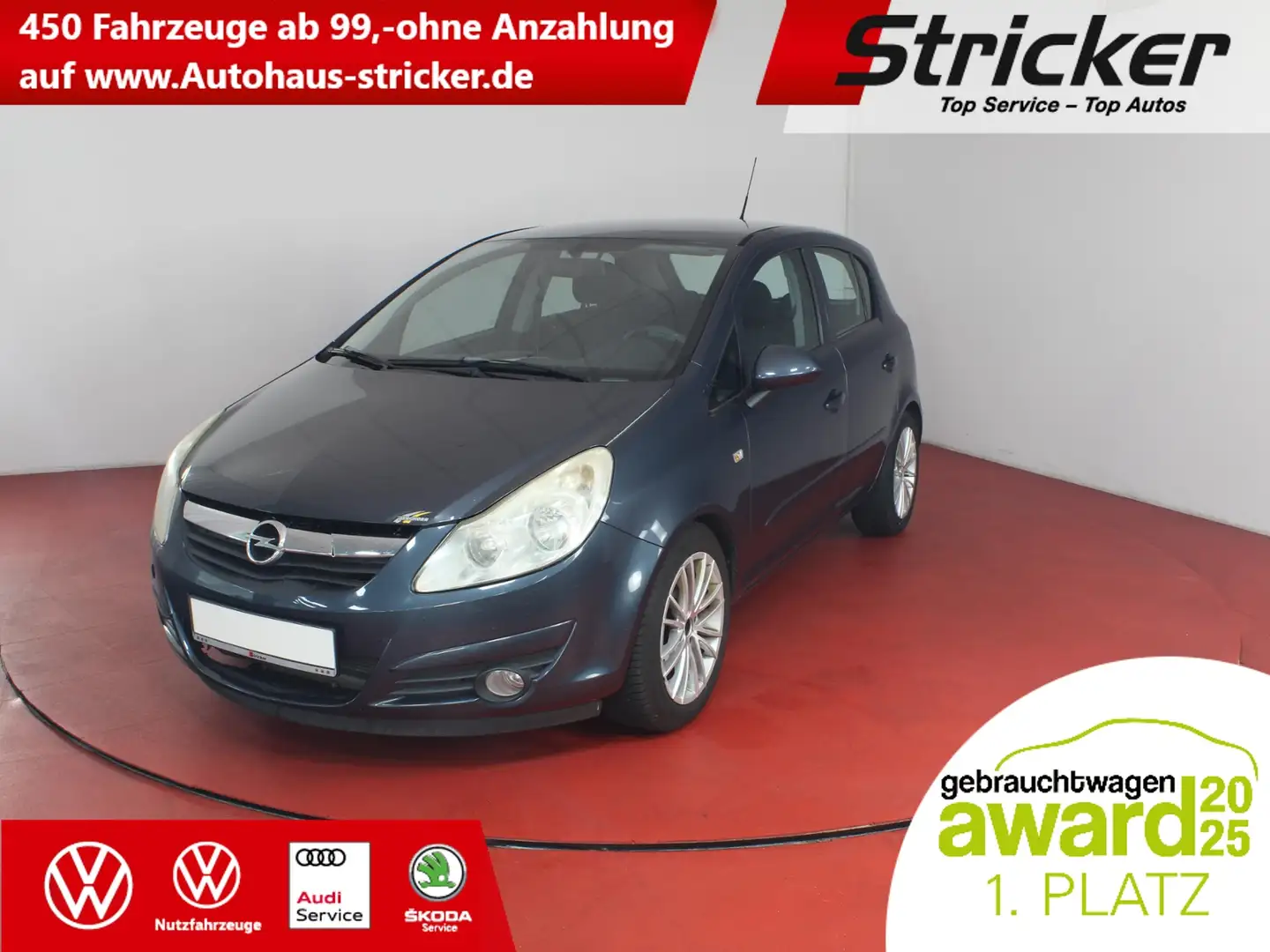 Opel Corsa Catch Me 1.2 TÜV bis 10.2025 Parkpilot Radio Blau - 1