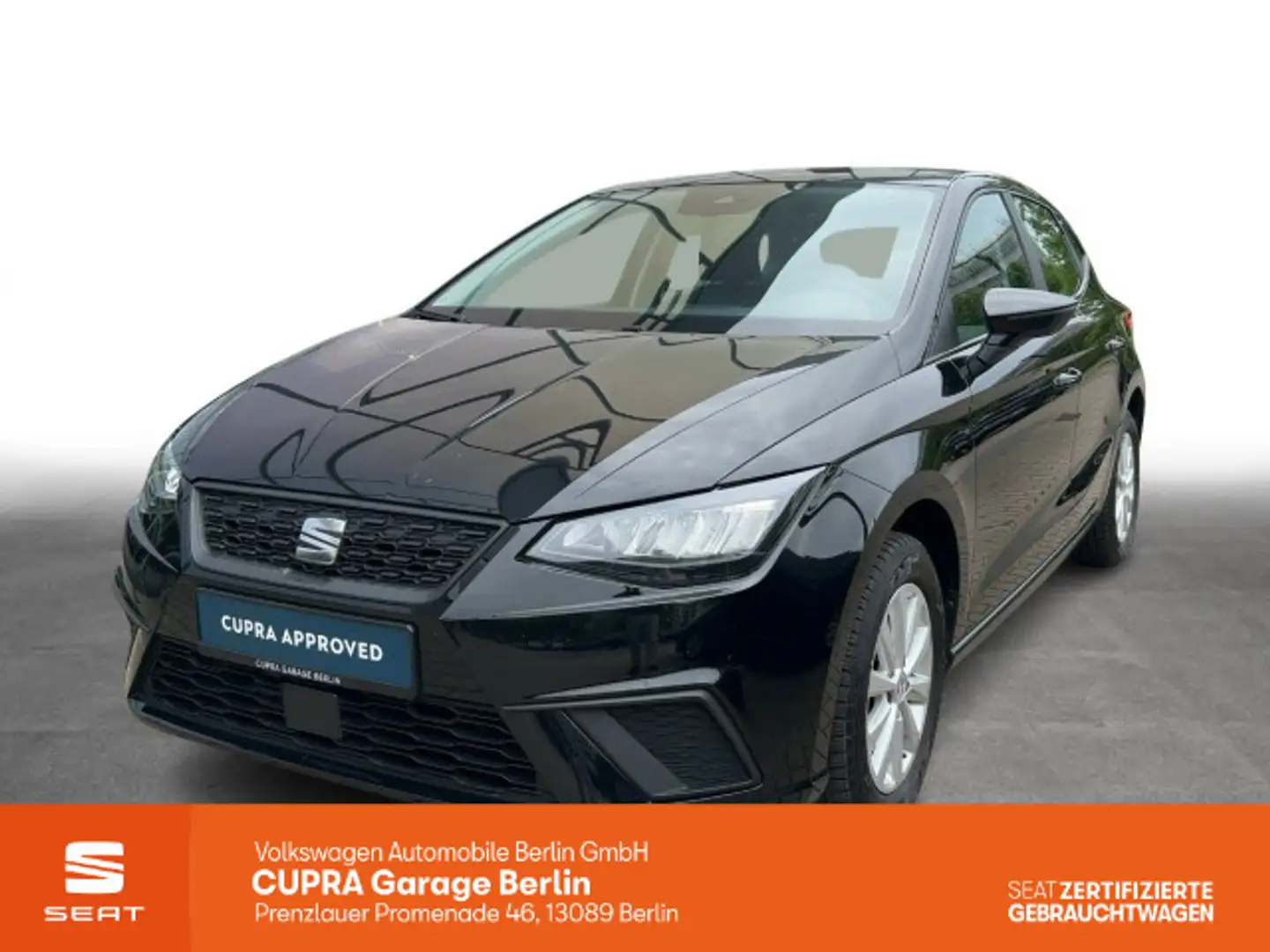 SEAT Ibiza 1.0 TSI Style Climatronic PDC GRA ZV Schwarz - 1