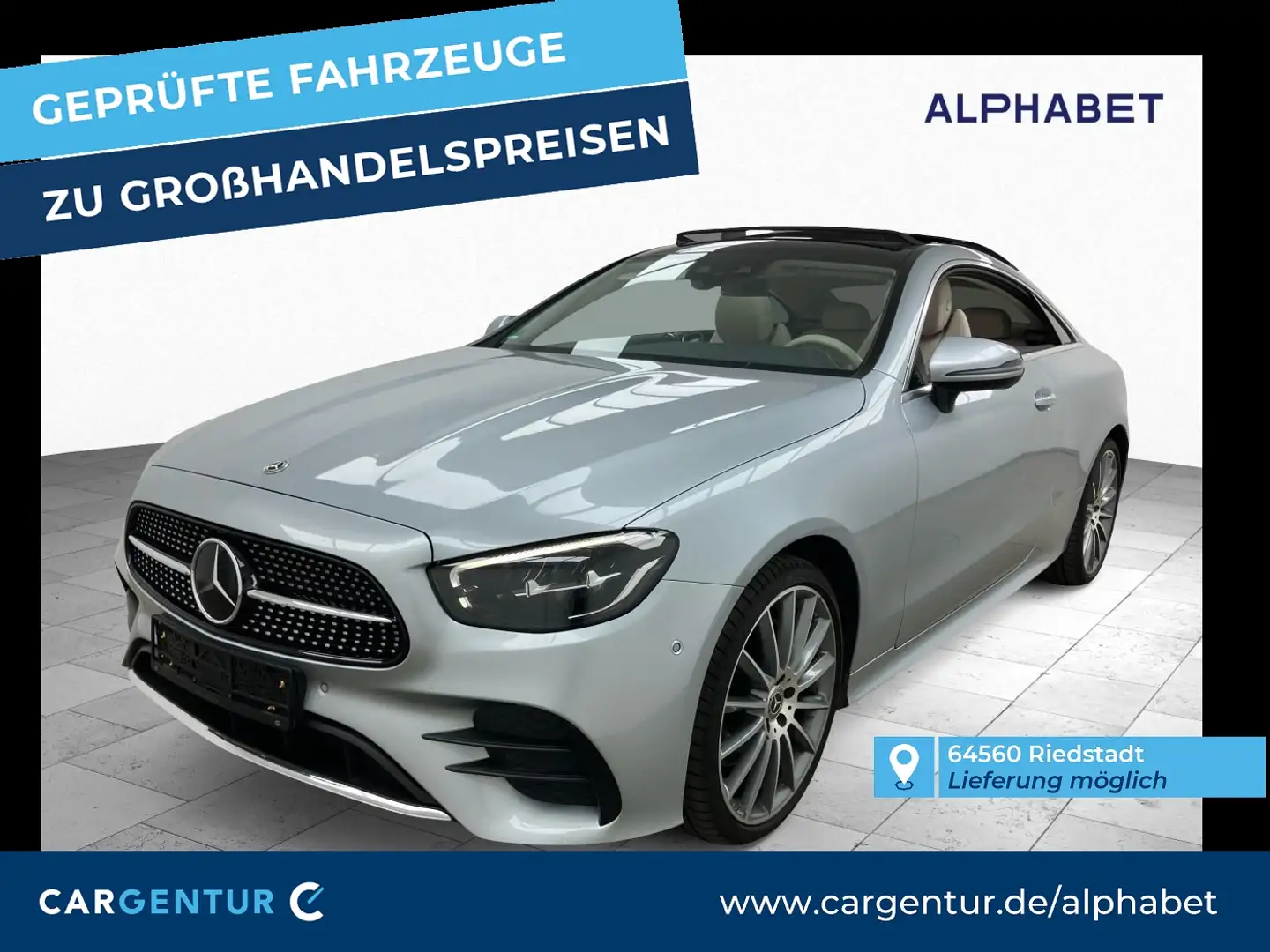 Mercedes-Benz E 300 d AMG Line 4Matic SpoSi Airmatic Wide Silber - 1