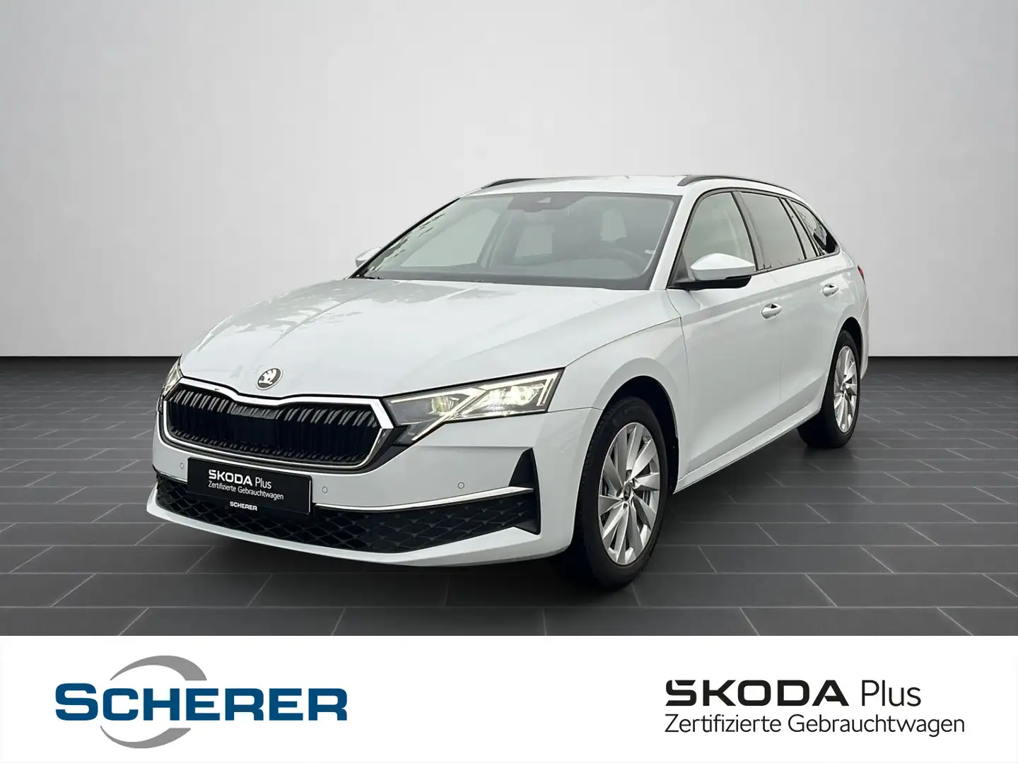 Skoda Octavia Combi 2.0 TDI DPF Selection Navi, RFK, P Weiß - 1