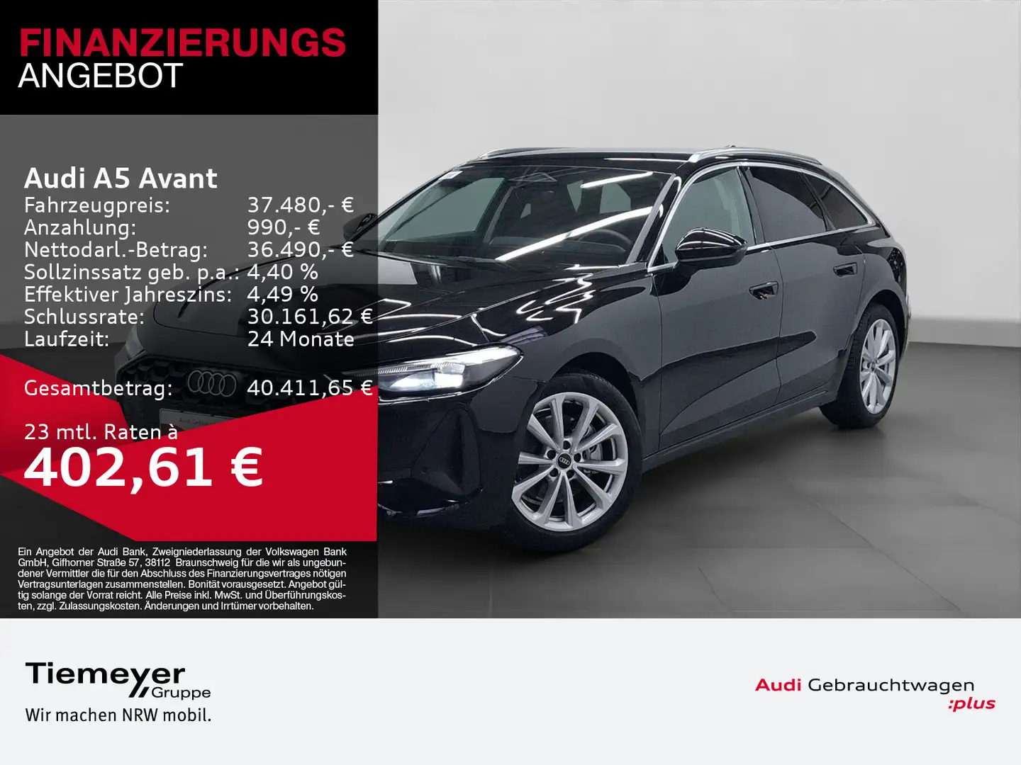 Audi A5 TFSI LM18 SPORTSITZE KAMERA eSITZE Noir - 1