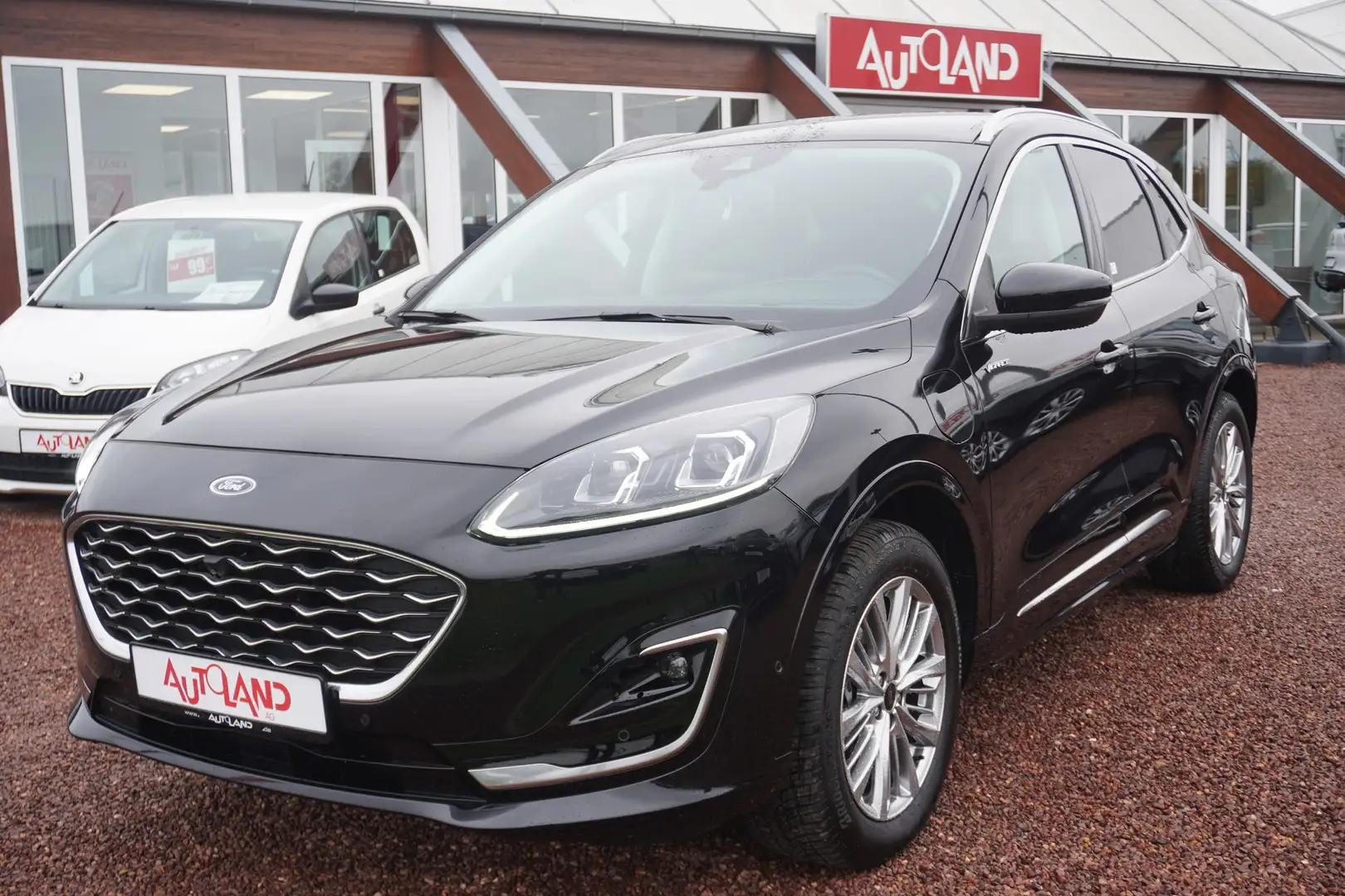 Ford Kuga 2.5 PHEV Aut. Vignale LED Navi ACC Leder Schwarz - 1