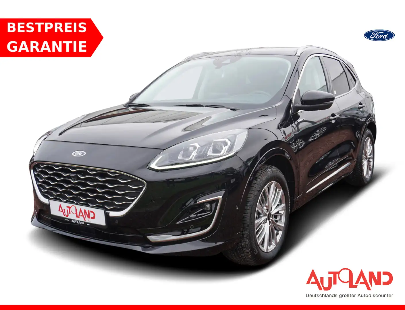 Ford Kuga 2.5 PHEV Aut. Vignale LED Navi ACC Leder Noir - 1