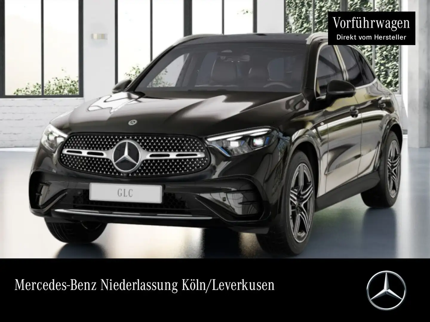 Mercedes-Benz GLC 300 e 4M AMG+PANO+360+AHK+TOTW+KEYLESS+9G Schwarz - 1