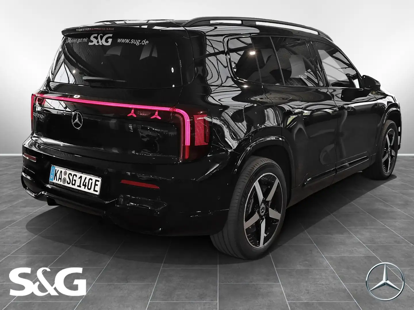 Mercedes-Benz GLB 250 + mit EQ Techno AMG MBUX+ RüKam+M-LED Schwarz - 2