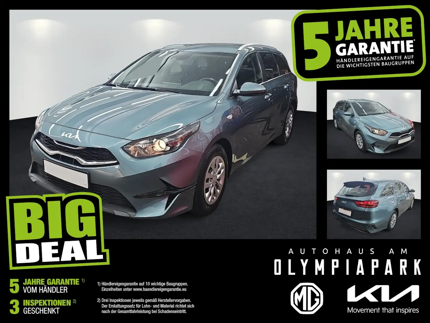 Kia Ceed SW / cee'd SW Ceed Sportswagon 1.0 T-GDI LED*PDC*SITZHEIZ. Weiß - 1