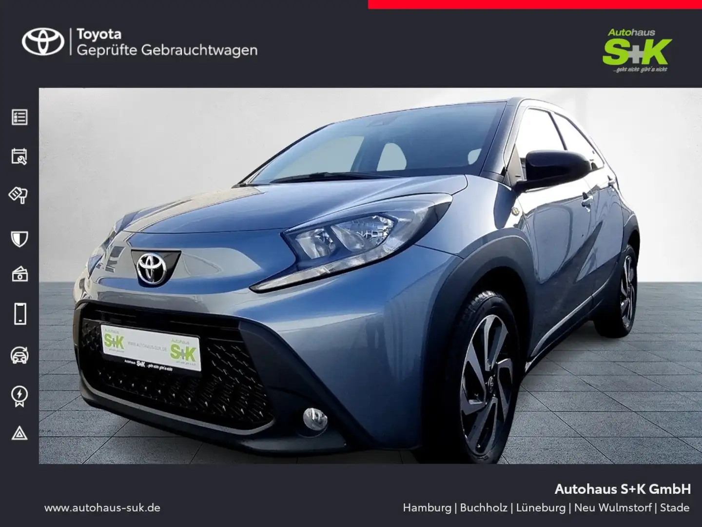 Toyota Aygo X Teamplayer++CARPLAY+KAMERA+SHZ+MWST++ ABS ESP Schwarz - 1