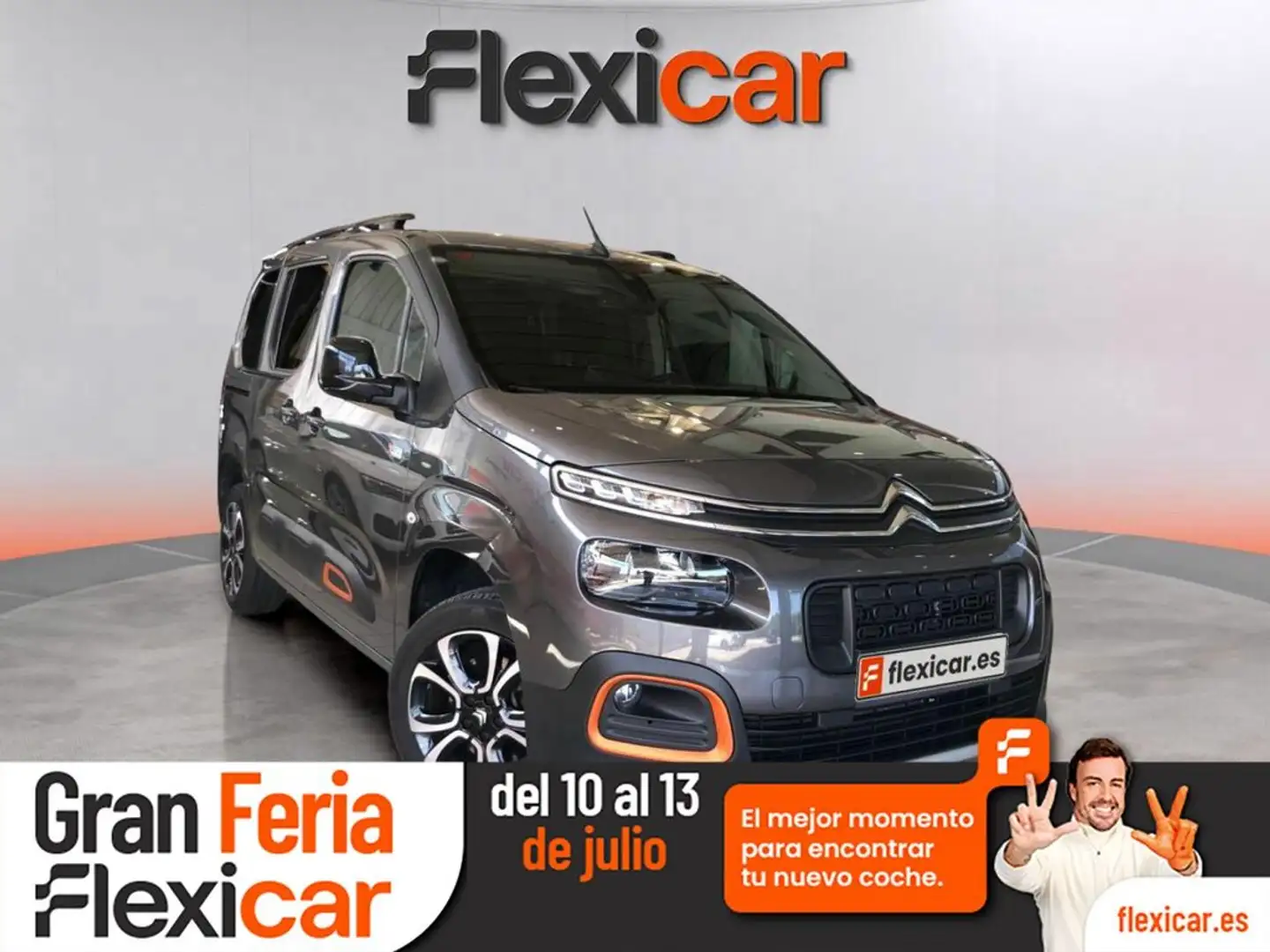 Citroen Berlingo Talla M BlueHDi 100 S&S SHINE Gris - 1