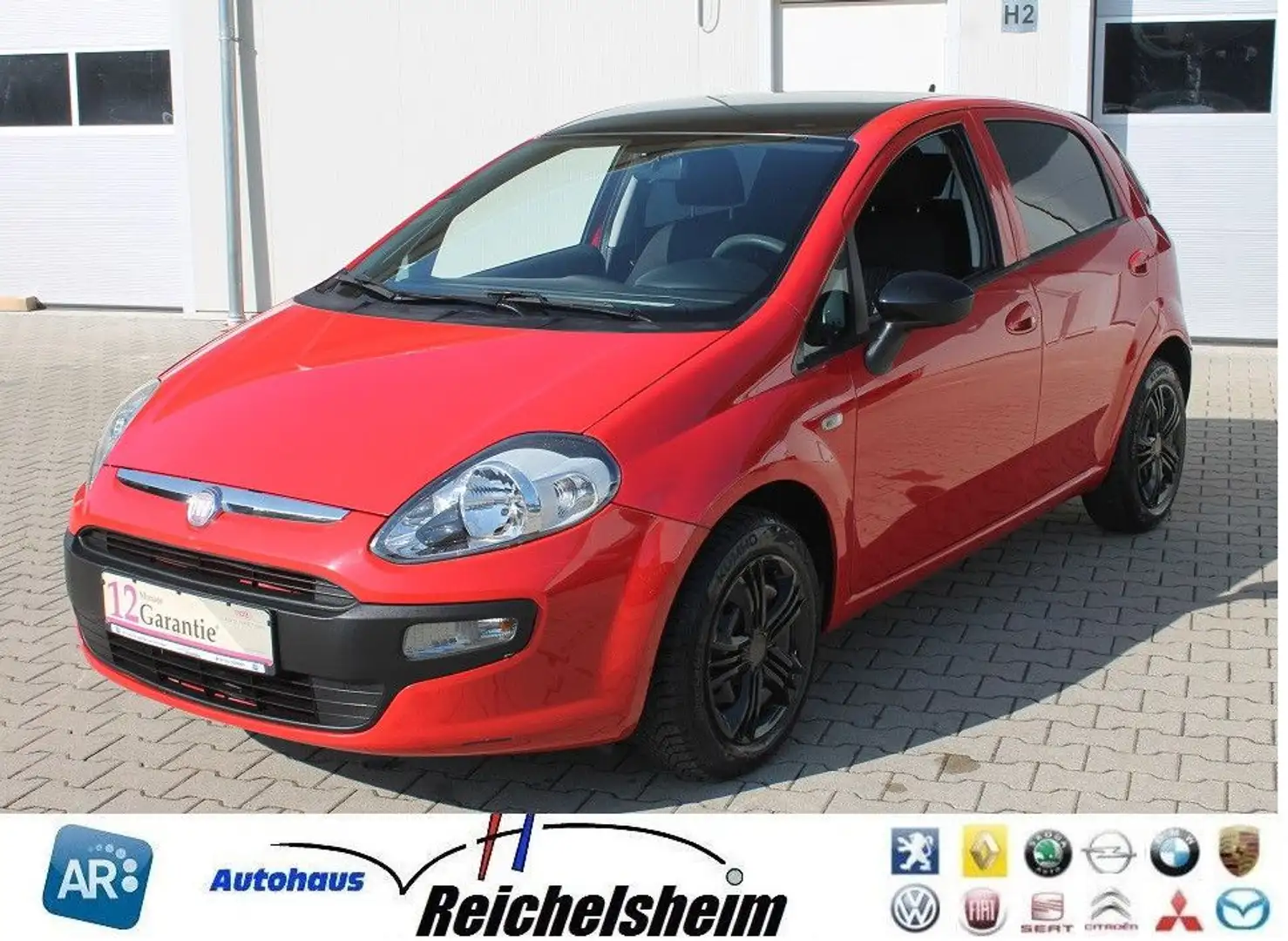 Fiat Punto Evo Punto Tüv neu,sportl.,gepfl.,gute Ausst.,Finanz Rot - 1