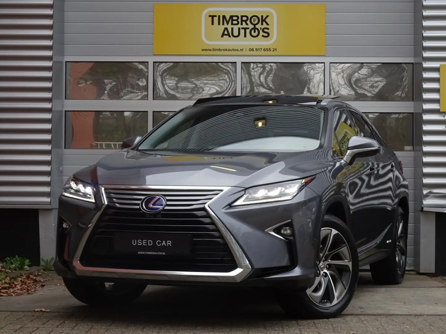 Lexus RX 450h 4WD *HUD/Mark L/Pano/360°/Dealer-OH* Šedá - 1