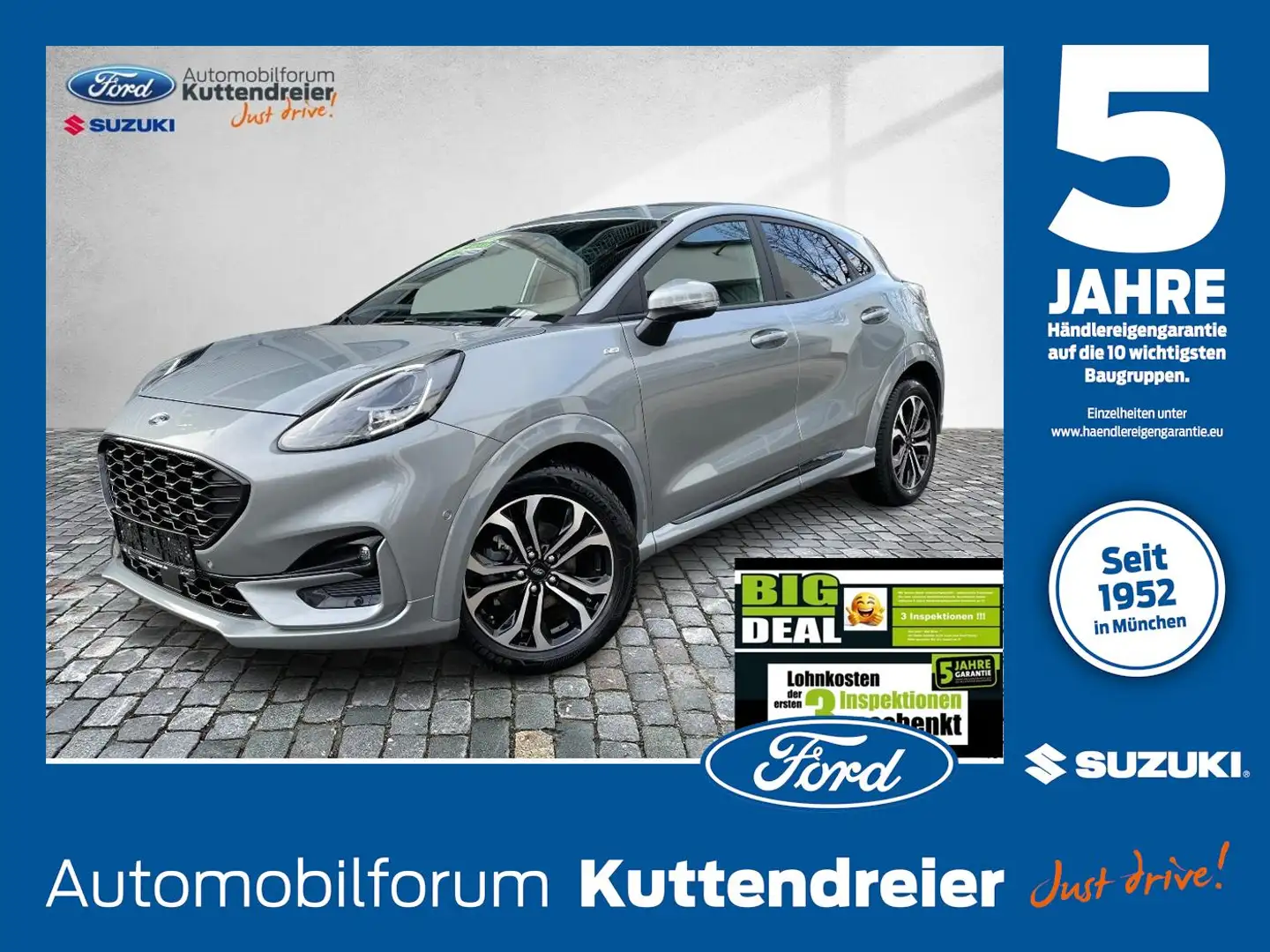 Ford Puma ST-Line Navi Kamera LED Tempomat ACC Sitzh. Noir - 1