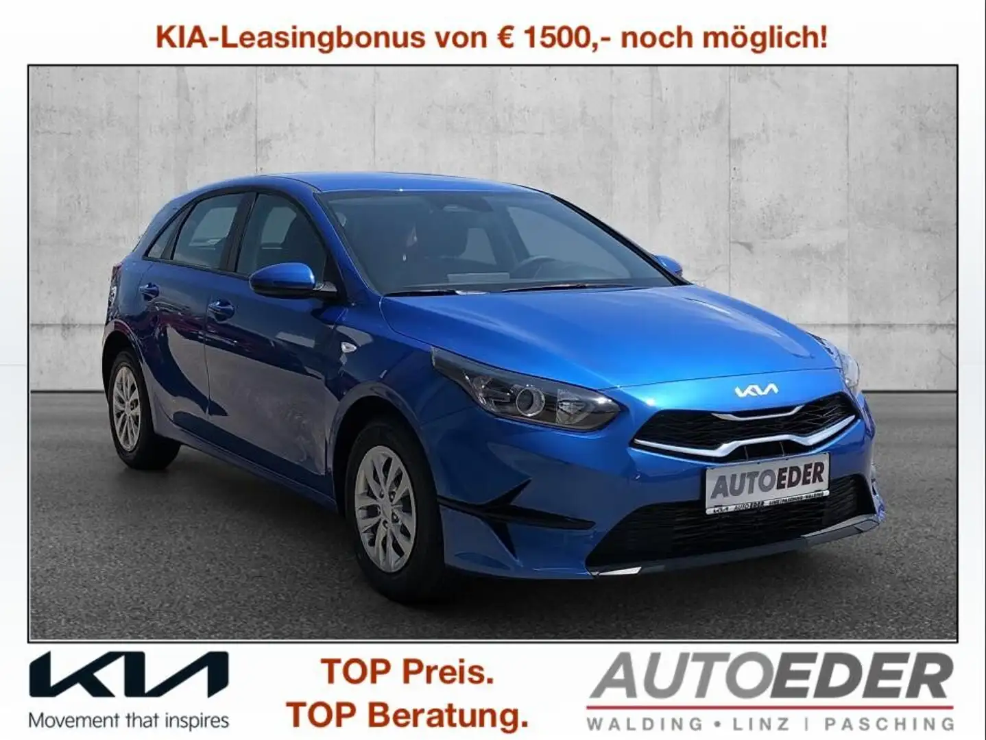 Kia Ceed / cee'd ceed 1,0 T-GDI GPF Titan Blau - 1