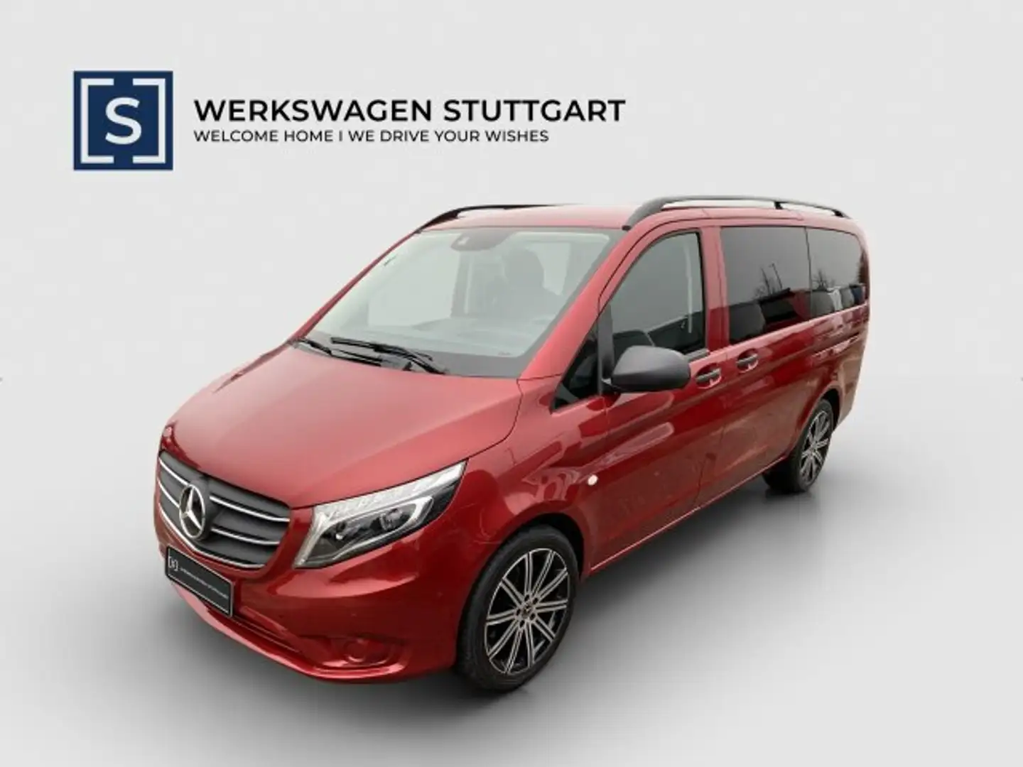 Mercedes-Benz Vito Vito 124 CDI 4x4 Tourer PRO L LIEGE LED DISTRONIC Rot - 1