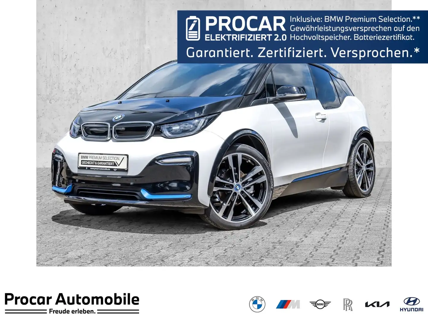 BMW i3 s 120Ah Wärmepumpe Navi PDC DAB Weiß - 1