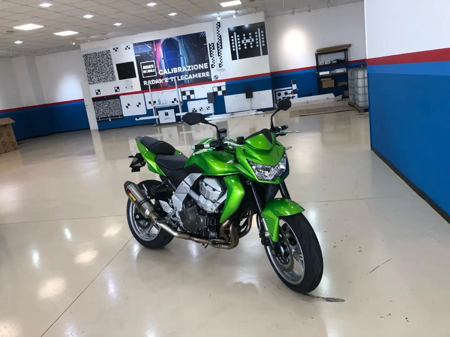 Kawasaki Z 750 akrapovic Зелений - 1