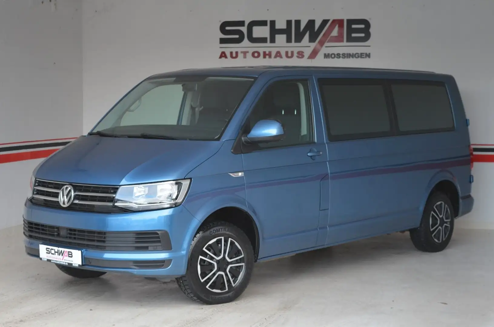 Volkswagen T6 Caravelle Comfortline lang | Navi | 9-Sitzer Bleu - 1