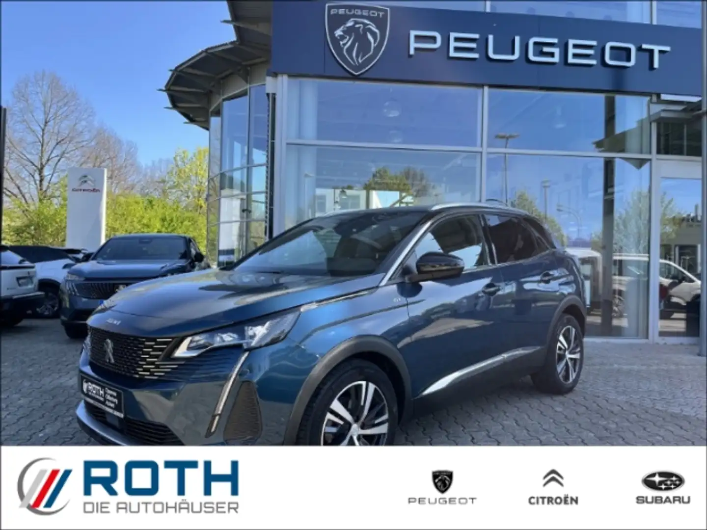 Peugeot 3008 1.5 BlueHDi 130 EAT8 GT Navi Kurvenlicht ACC Blauw - 1