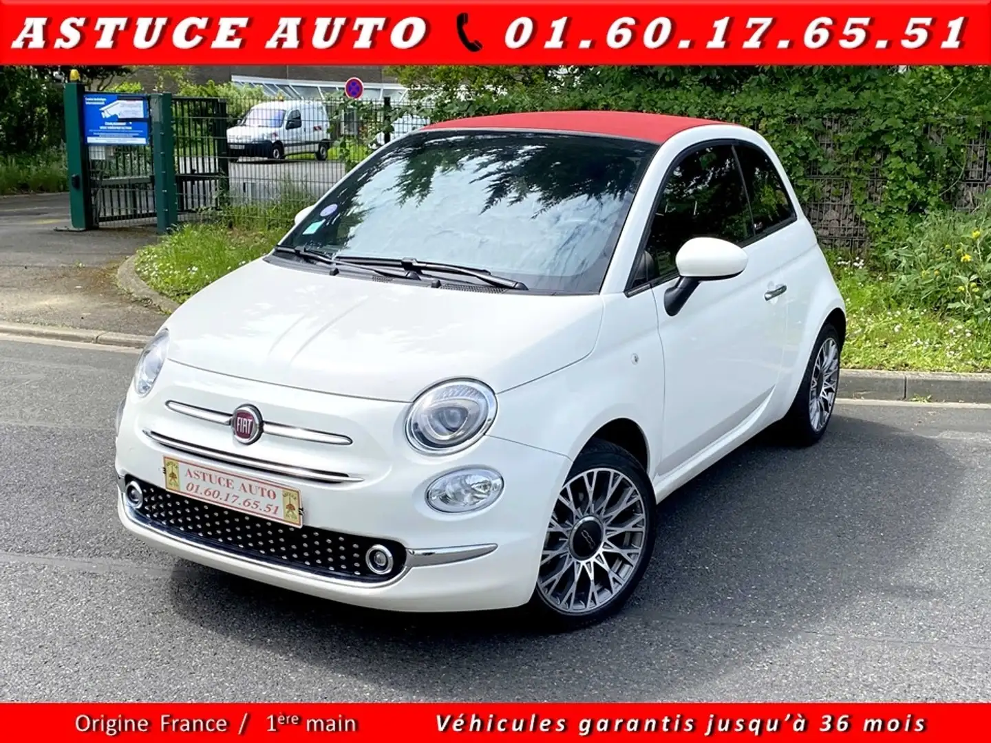 Fiat 500C 1.0 70CH BSG S\u0026S STAR Blanc - 1