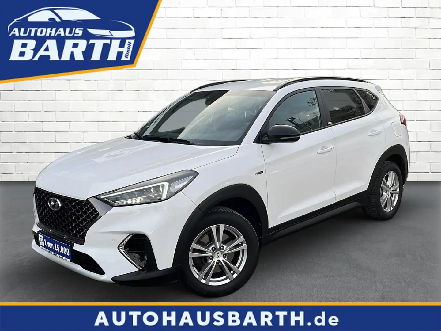 Hyundai TUCSON 1.6 N-Line 2WD *LED*DSG*Navi*SHZ*LRH* Weiß - 1