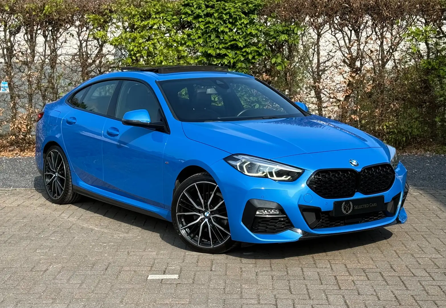 BMW 218 i Gran Coupé M-Sport*Toit Pano*Cuir*Led*Garanti Blauw - 1