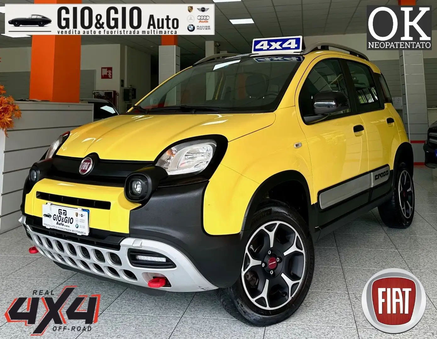 Fiat Panda Panda III 2021 4x4 Cross 0.9 t.air t. Cross 4x4 Giallo - 1