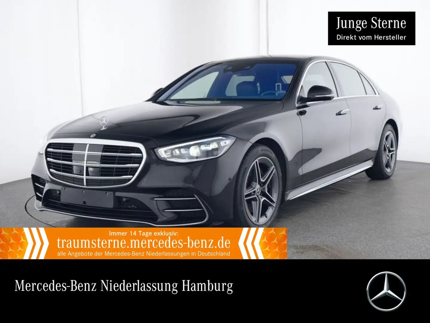 Mercedes-Benz S 600 S 580 L 4M AMG+PANO+DIGITAL-L+BURMESTER3D+19"+TV Чёрный - 1