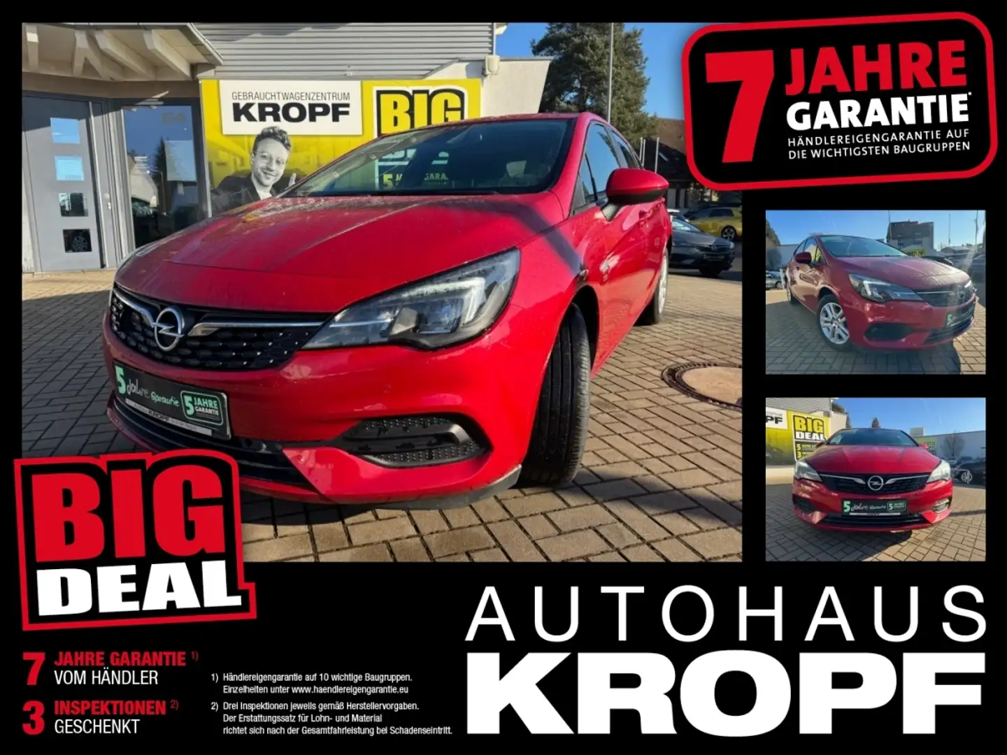 Opel Astra K 1.4 Turbo 120 Jahre *8-FACH* AT, Navi* Rot - 1