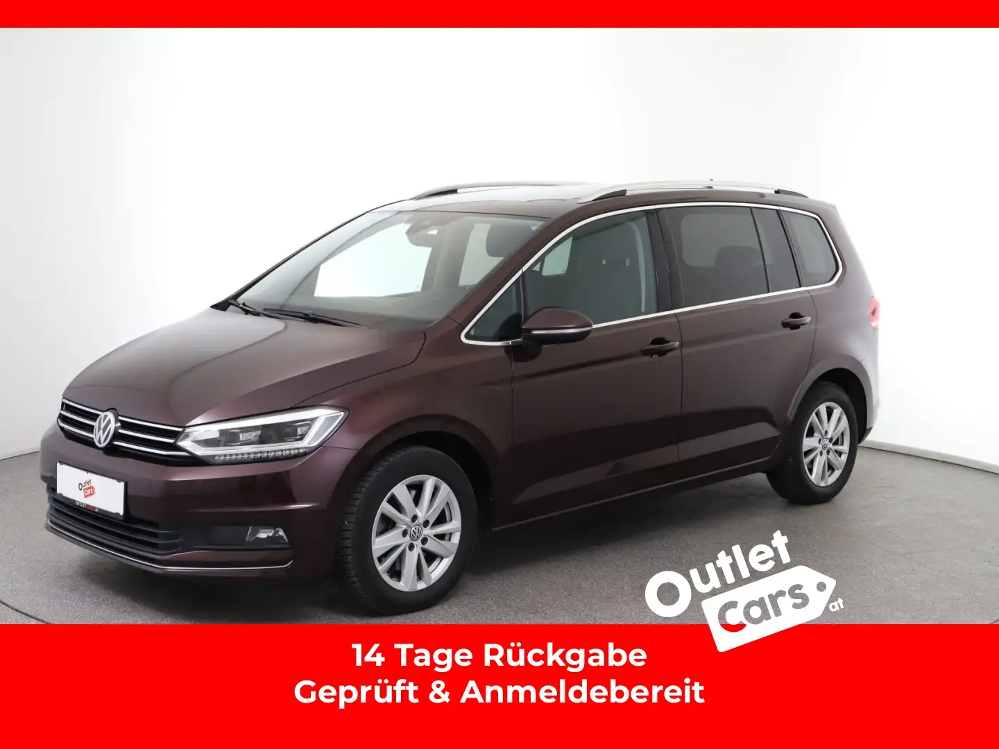Volkswagen Touran 2.0 TDI BMT 7-Sitzer Highline Pano+AHK+LM Rot - 1