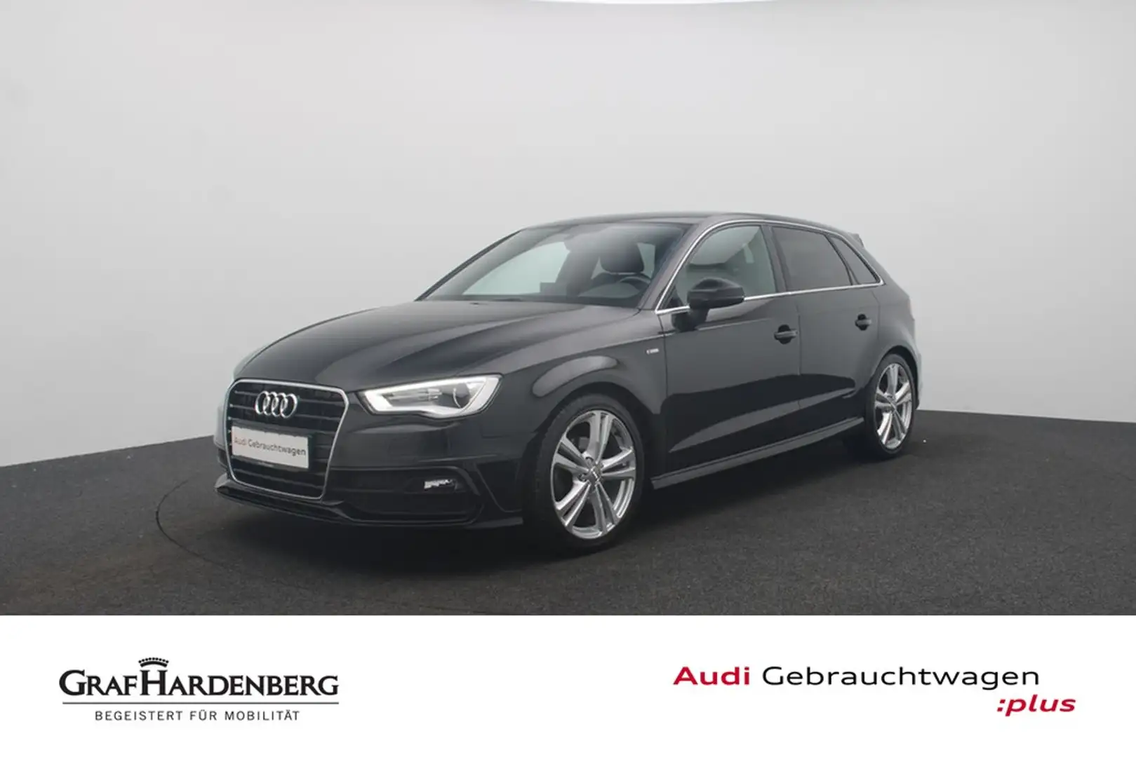Audi A3 Sportback 2.0 TDI S line Klima SHZ Noir - 1