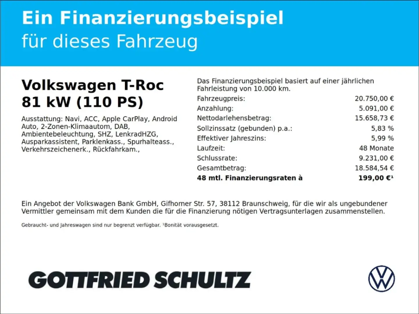 Volkswagen T-Roc Cabriolet 1.0 TSI Style ACC   Kamera   SHZ Schwarz - 2