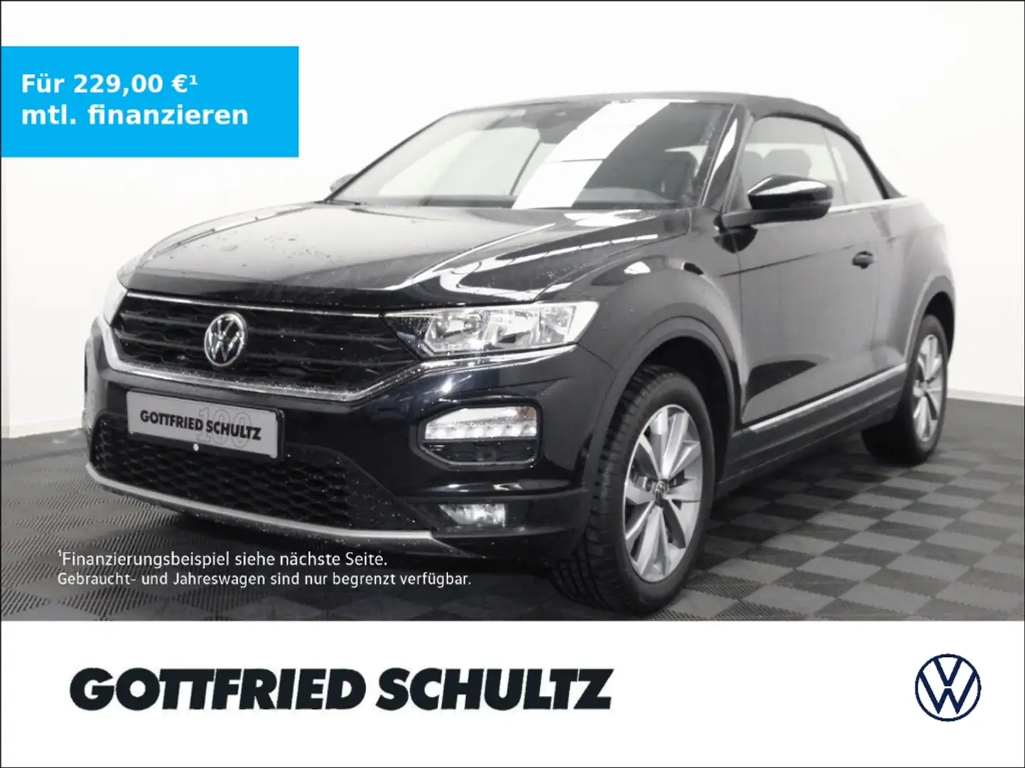 Volkswagen T-Roc Cabriolet 1.0 TSI Style ACC   Kamera   SHZ Noir - 1