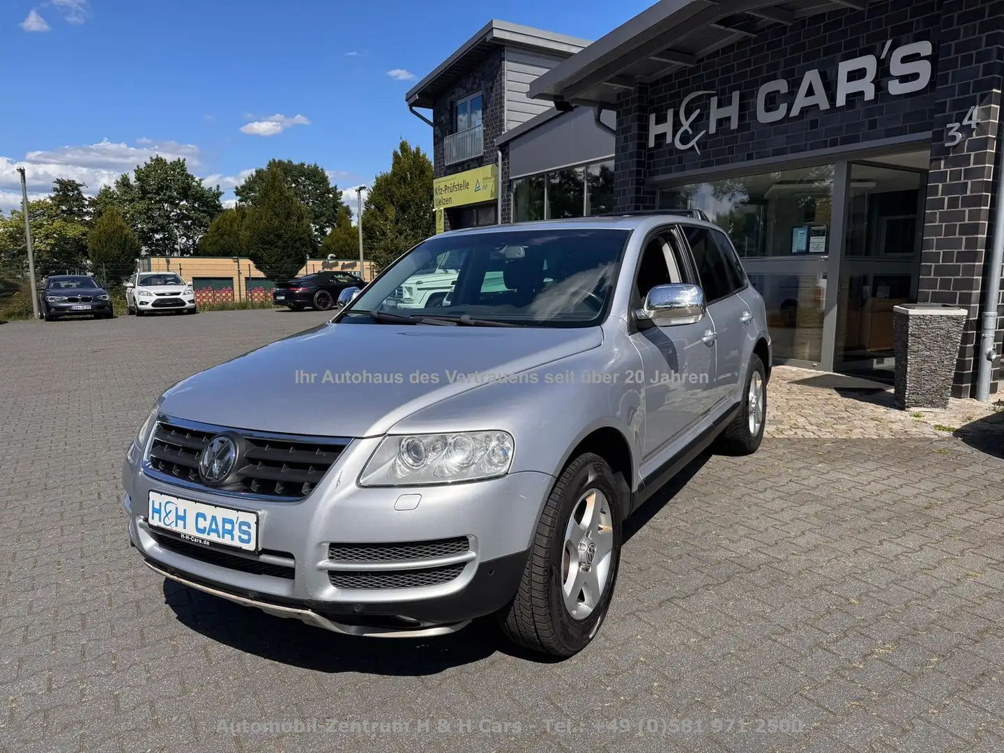 Volkswagen Touareg 3.2 V6 24V Leder Klima Navi Xenon AHK Silber - 1
