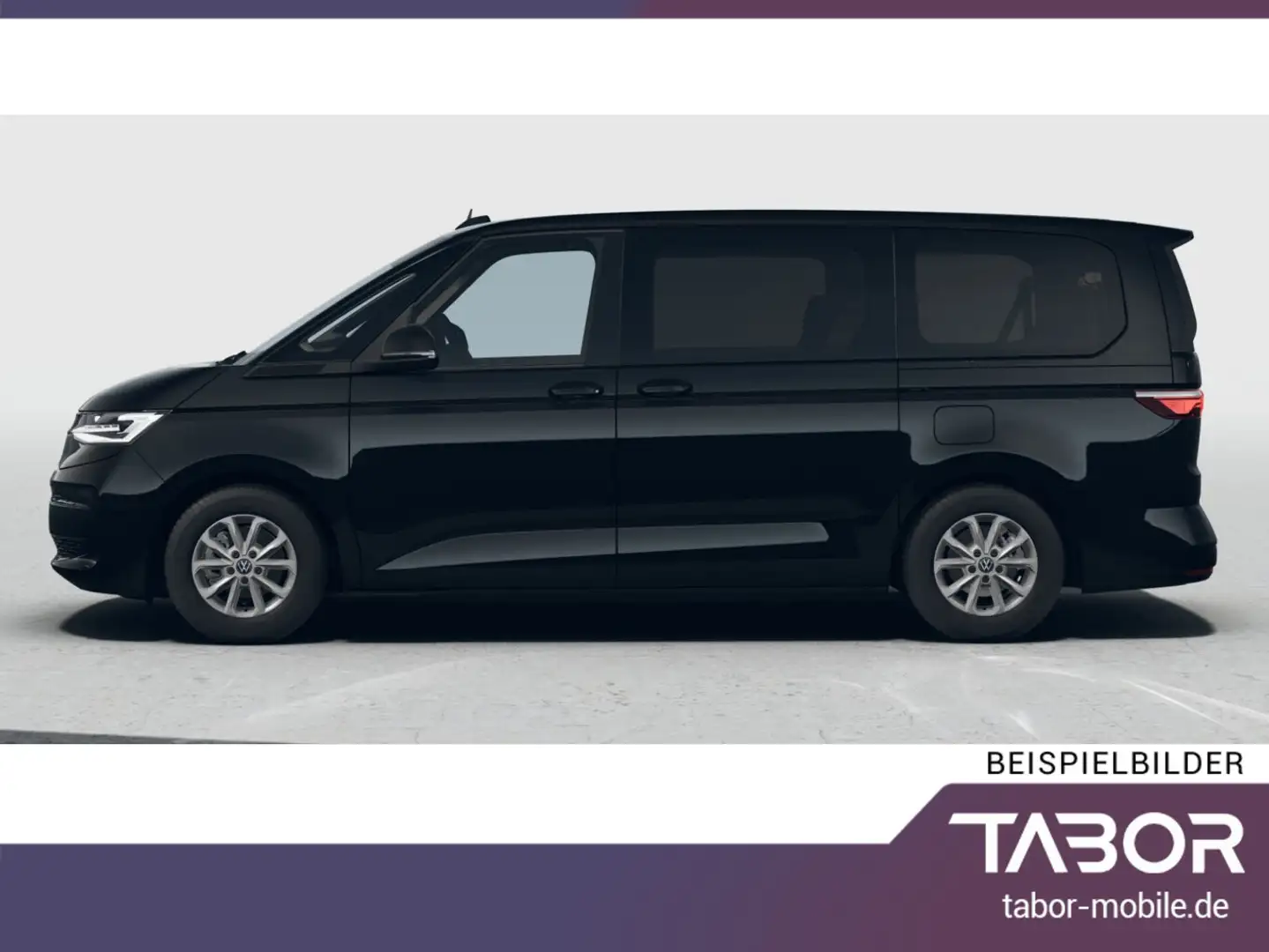 Volkswagen T7 Multivan T7  2.0 TDI 150 DSG L2 Matrix eHk ACC Schwarz - 2