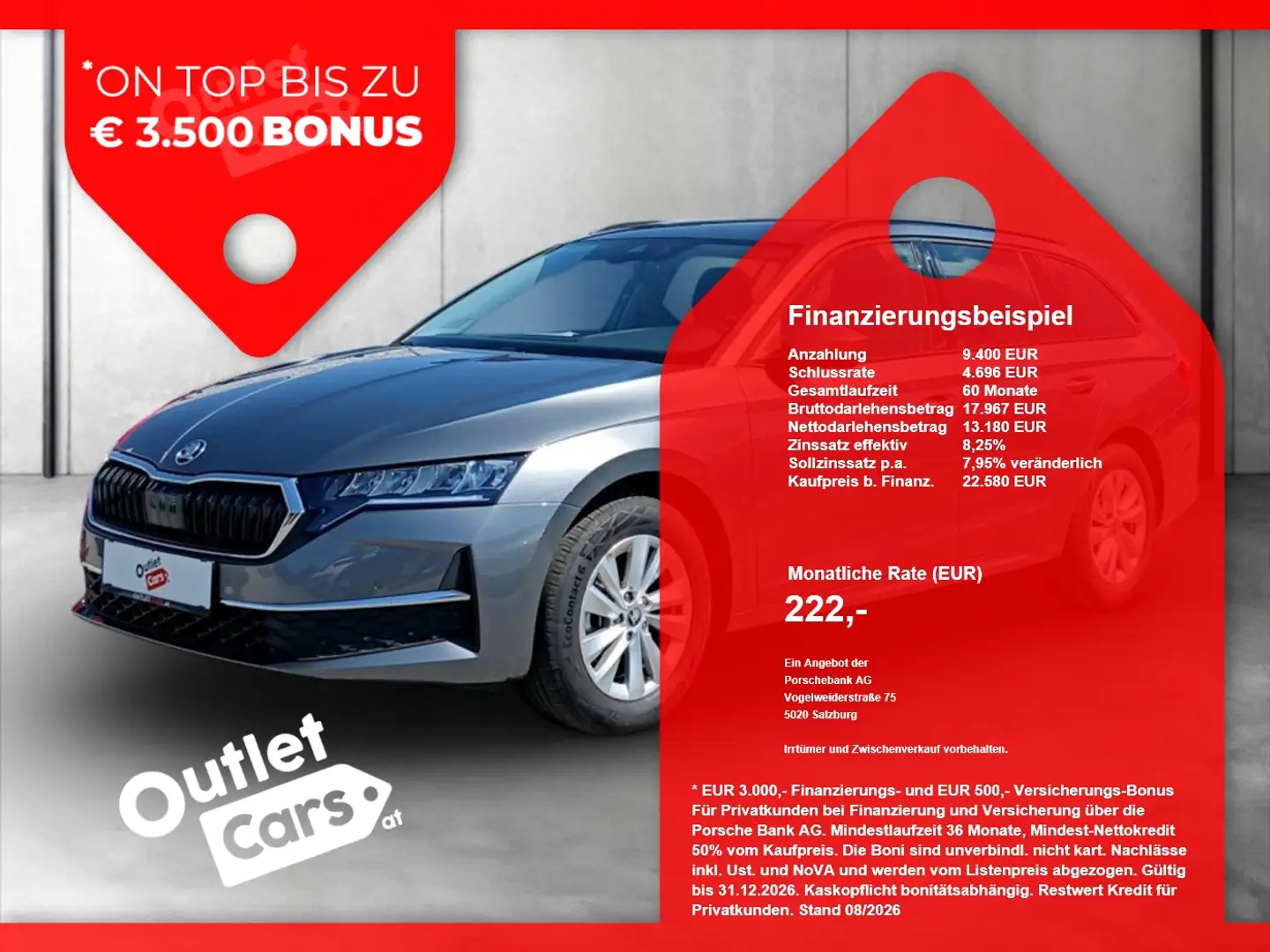 Skoda Octavia Combi 1.5 TSI Selection AHK+LED+NAVI+RFK Grau - 1
