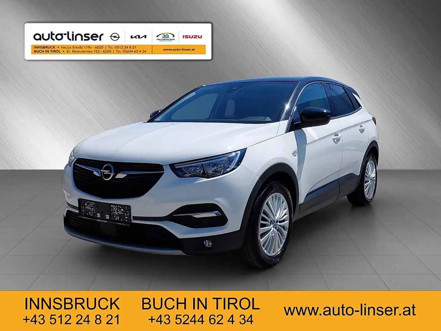 Opel Grandland X 1,2 Turbo Direct Inj. Design Line Start/Stop Weiß - 1