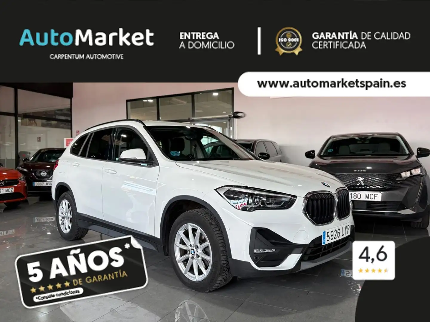 BMW X1 xDrive 18dA Blanc - 1