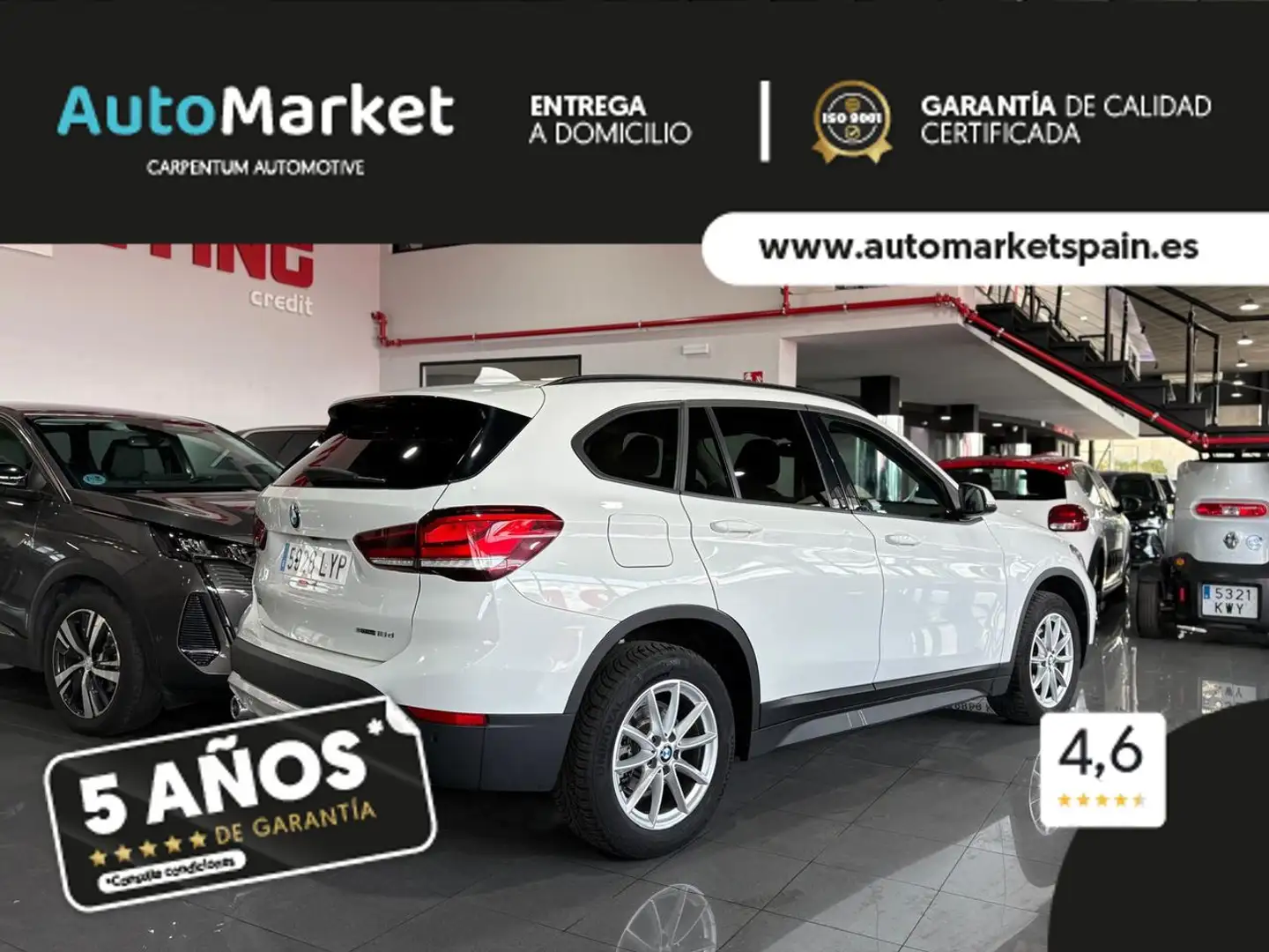 BMW X1 xDrive 18dA Blanc - 2