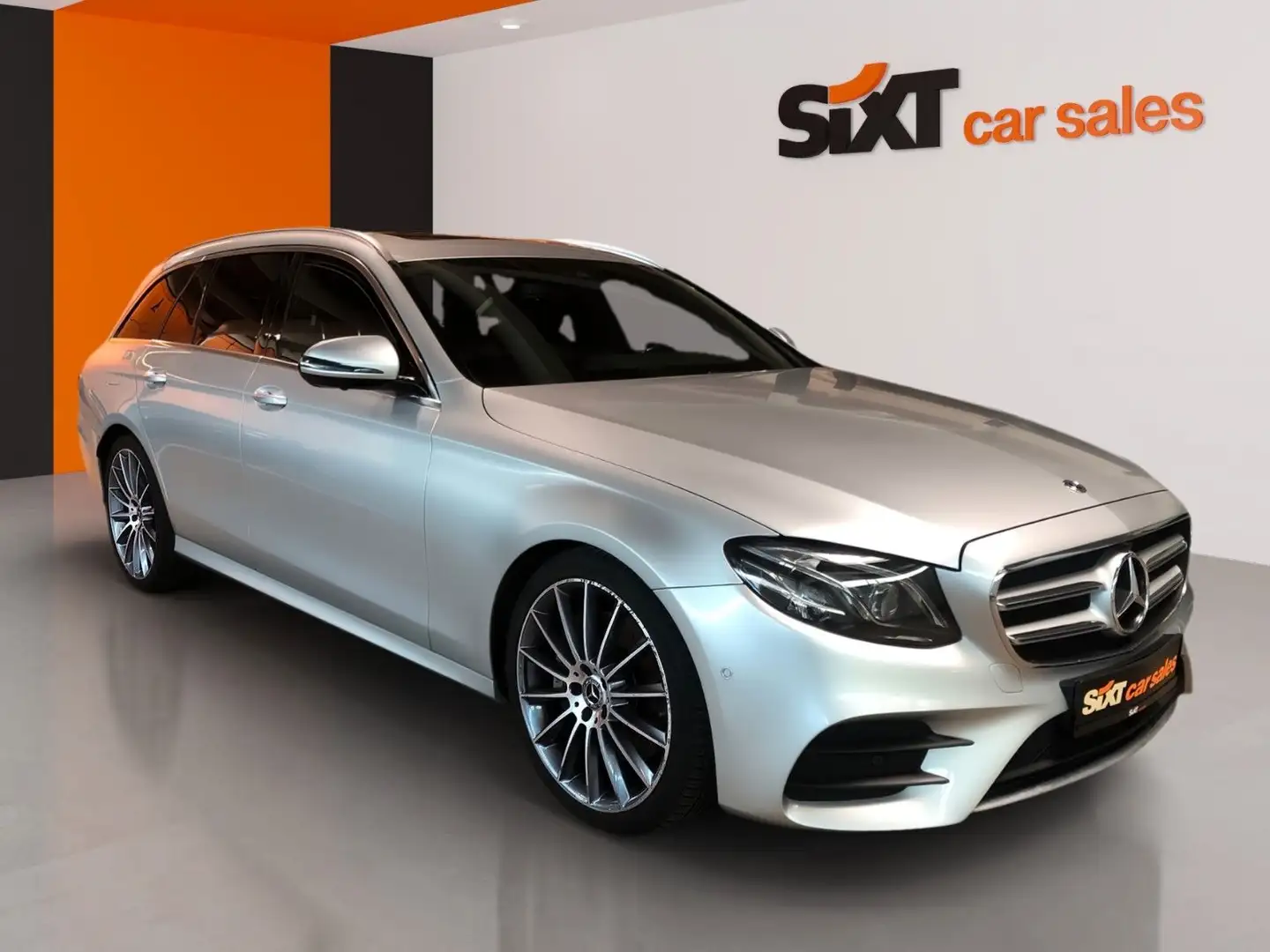 Mercedes-Benz E 350 d AMG Line Nav|PAs+360°|Burmester|Glas|20" Argento - 1