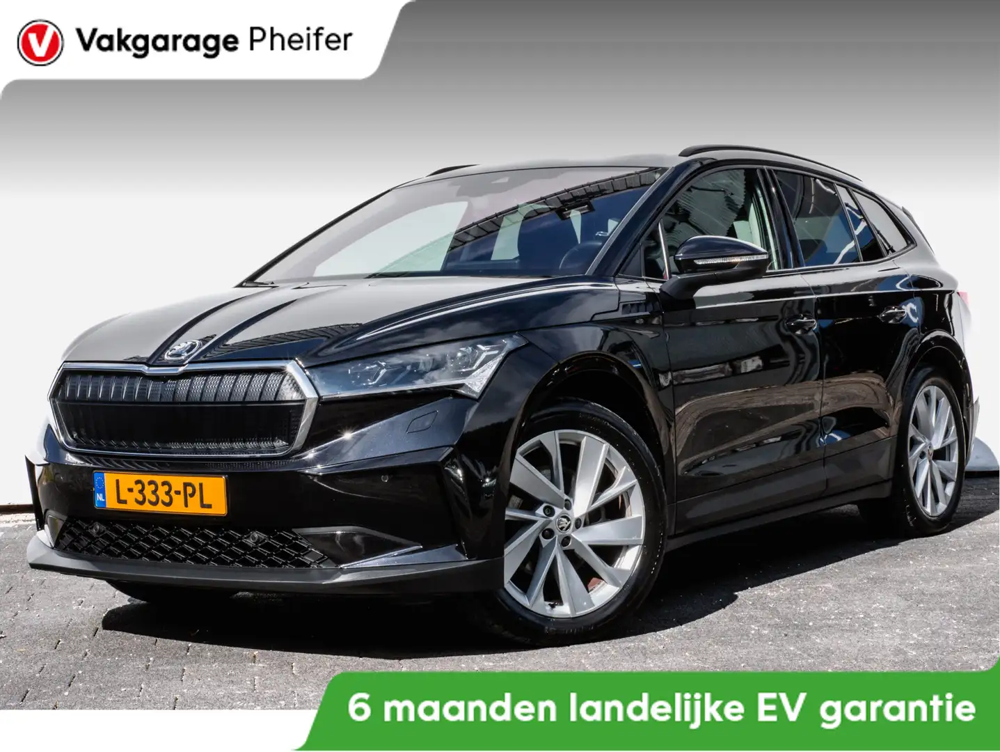 Skoda Enyaq iV 60 Stoel-achterbankverwarming/ Camera/ Elek. ac Noir - 1